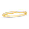 Thumbnail Image 0 of 1/20 CT. T.W. Diamond Vintage-Style Wedding Band in 10K Gold