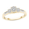 Thumbnail Image 0 of 1/3 CT. T.W. Composite Diamond Three Stone Engagement Ring in 10K Gold