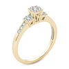Thumbnail Image 1 of 1/3 CT. T.W. Composite Diamond Three Stone Engagement Ring in 10K Gold