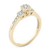 Thumbnail Image 2 of 1/3 CT. T.W. Composite Diamond Three Stone Engagement Ring in 10K Gold