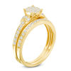 Thumbnail Image 1 of 1/2 CT. T.W. Composite Diamond Collar Bridal Set in 14K Gold