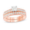Thumbnail Image 1 of 1 CT. T.W. Diamond Bridal Set in 14K Rose Gold
