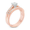 Thumbnail Image 2 of 1 CT. T.W. Diamond Bridal Set in 14K Rose Gold
