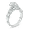 Thumbnail Image 2 of 1 CT. T.W. Multi-Diamond Pear-Shaped Frame Bridal Set in 14K White Gold