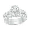 Thumbnail Image 1 of 2 CT. T.W. Diamond Frame Bridal Set in 14K White Gold