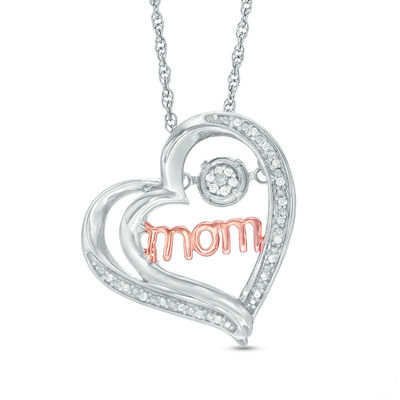 zales mom heart necklace