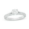 Thumbnail Image 1 of 1 CT. T.W. Diamond Split Shank Engagement Ring in 14K White Gold