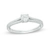 Thumbnail Image 1 of 1/2 CT. T.W. Diamond Split Shank Engagement Ring in 14K White Gold