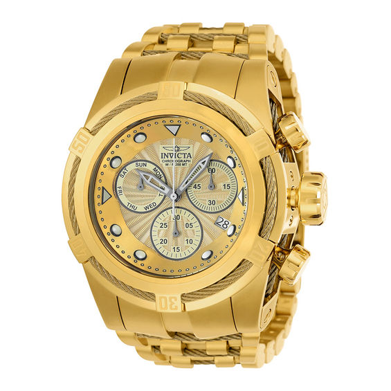 Men's Invicta Bolt Chronograph Gold-Tone Watch (Model: 23911)