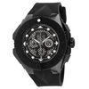 Thumbnail Image 1 of Men's Invicta Coalition Forces Black IP Chronograph Strap Watch with Black Dial (Model: 23963)