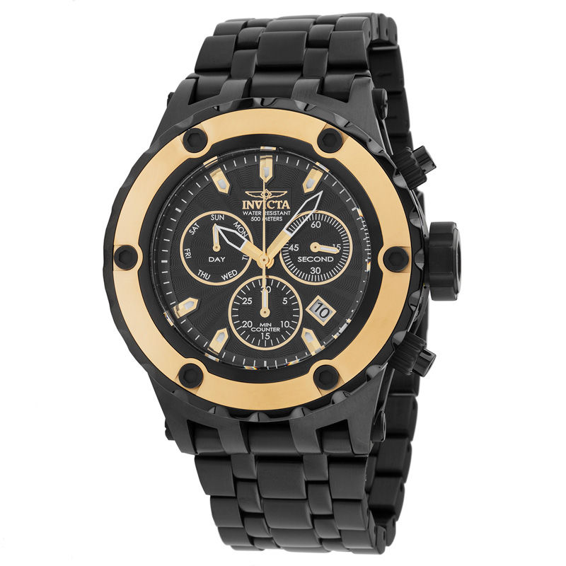 Main Image 1 of Men's Invicta Subaqua Black IP Chronograph Watch with Black Dial (Model: 23926)