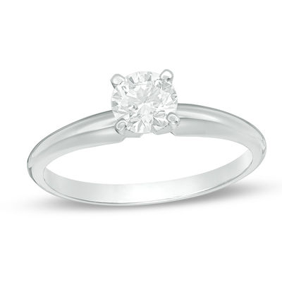 One carat diamond platinum engagement ring mini itx small case