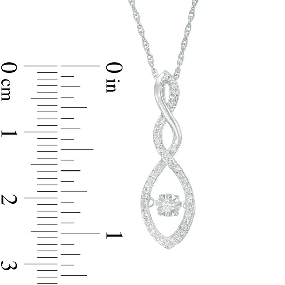 Unstoppable Love™ 1/3 CT. T.w. Diamond Marquise Frame Twist Pendant and Drop Earrings Set in Sterling Silver