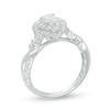 Thumbnail Image 2 of 1 CT. T.W. Pear-Shaped Diamond Double Frame Twist Engagement Ring in 14K White Gold