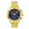 Thumbnail Image 0 of Men's Tissot PRS 200 Gold-Tone Chronograph Watch with Blue Dial (Model: T067.417.33.041.01)