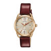 Thumbnail Image 1 of Ladies' Drive from Citizen Eco-Drive® LTR Rose-Tone Strap Watch with Champagne Dial (Model: FE6083-05P)