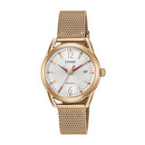 Citizen Rose-Gold Tone Eco-Drive LTR FE6083-72A Watch LTR - Ladies Eco-Drive FE6083-72A Rose Gold-Tone Steel Watch  main image 4
