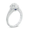 Thumbnail Image 2 of Vera Wang Love Collection 1 CT. T.W. Diamond Frame Vintage-Style Engagement Ring in 14K White Gold
