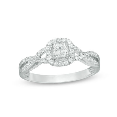 zales twist engagement ring