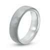 Thumbnail Image 2 of 6.5mm Brushed Comfort Fit Wedding Band in Tantalum - Size 10
