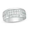 Thumbnail Image 1 of 1-1/2 CT. T.W. Diamond Elongated Hexagon Ring in 10K White Gold