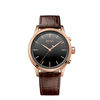 Thumbnail Image 1 of Men's Hugo Boss Rose-Tone Strap Smart Watch with Black Dial (Model: 1513451)