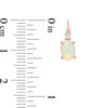 Thumbnail Image 2 of Oval Opal and Diamond Accent Drop Earrings in 10K Rose Gold