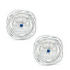 Thumbnail Image 2 of Vera Wang Love Collection 7.5-8.0mm Freshwater Cultured Pearl and 1/5 CT. T.W. Diamond Stud Earrings in Sterling Silver