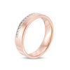 Thumbnail Image 1 of 1/10 CT. T.W. Diamond Single Row Anniversary Band in 14K Rose Gold