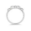 Thumbnail Image 3 of Enchanted Disney Snow White 1/4 CT. T.W. Diamond Bow Wedding Band in 14K White Gold