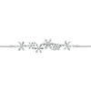 Thumbnail Image 2 of Enchanted Disney Elsa 1/6 CT. T.W. Diamond Snowflake Bolo Bracelet in Sterling Silver - 9.5"