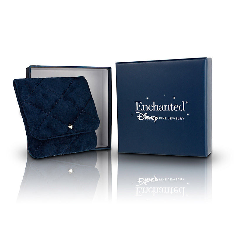 Main Image 4 of Enchanted Disney Elsa 1/6 CT. T.W. Diamond Snowflake Bolo Bracelet in Sterling Silver - 9.5"