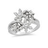 Thumbnail Image 1 of Enchanted Disney Elsa 1/10 CT. T.W. Diamond Snowflake Ring in Sterling Silver