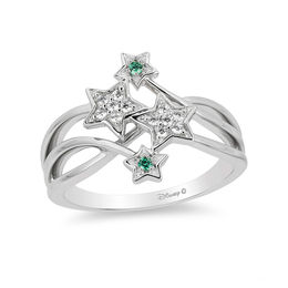 enchanted disney tinker bell tourmaline and 110 ct tw diamond star ring in - Disney Engagement Rings And Wedding Bands enchanted disney tinker bell tourmaline and 110 ct tw diamond star ring in - Disney Engagement Rings And Wedding Bands