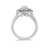 Thumbnail Image 2 of Enchanted Disney Elsa 1 CT. T.W. Diamond Snowflake Frame Engagement Ring in 14K White Gold
