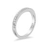 Thumbnail Image 2 of Enchanted Disney Princess 1/5 CT. T.W. Diamond Wedding Band in 14K White Gold