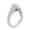 Thumbnail Image 2 of Vera Wang Love Collection 1-1/2 CT. T.W. Oval Diamond Frame Engagement Ring in 14K White Gold