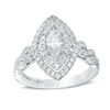 Thumbnail Image 0 of Vera Wang Love Collection 1-1/3 CT. T.W. Marquise Diamond Double Frame Twist Engagement Ring in 14K White Gold