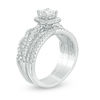 Thumbnail Image 2 of 1-1/4 CT. T.W. Princess-Cut Diamond Frame Three Piece Bridal Set in 14K White Gold