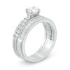 Thumbnail Image 2 of 1-1/2 CT. T.W. Diamond Three Piece Bridal Set in 14K White Gold