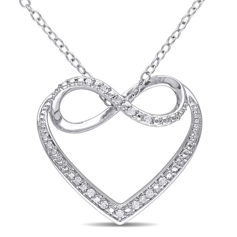 Zales infinity heart necklace Clearance