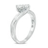 Thumbnail Image 2 of Ever Us® 1/3 CT. T.W. Two-Stone Diamond Bypass Ring in 14K White Gold