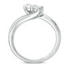 Thumbnail Image 3 of Ever Us® 1/3 CT. T.W. Two-Stone Diamond Bypass Ring in 14K White Gold