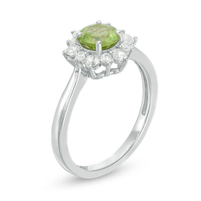 zales peridot ring