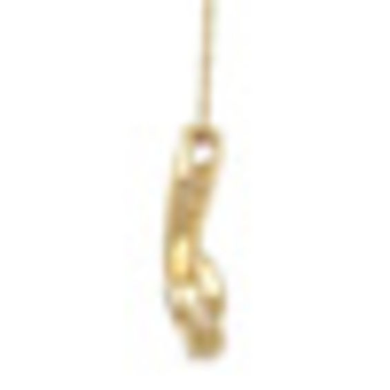 Open Hearts by Jane Seymourâ¢ Diamond Accent Solitaire Pendant in 10K Gold