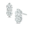 Thumbnail Image 1 of Ever Us® 1 CT. T.W. Two-Stone Diamond Stud Earrings in 14K White Gold