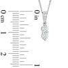 Thumbnail Image 2 of Ever Us® 1/4 CT. T.W. Two-Stone Diamond Pendant in 14K White Gold - 19"