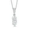 Thumbnail Image 1 of Ever Us® 1/2 CT. T.W. Two-Stone Diamond Pendant in 14K White Gold - 19"