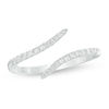Thumbnail Image 1 of 1/5 CT. T.W. Diamond Bypass Wrap Ring in 10K White Gold