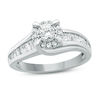 Thumbnail Image 1 of 3/4 CT. T.W. Diamond Frame Bypass Engagement Ring in 10K White Gold